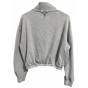 Free People‎ Movement Valley Girl Quarter Zip Sweatshirt Gray Women's Size Small thumbnail 2