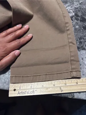 LOFT Julie Curvy Brown Stretch Cargo‎ Utility Pants Slim Leg Size 8 NWT thumbnail 12