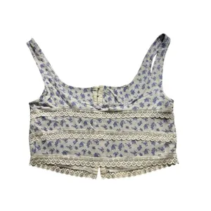 Intimately Free People blue floral top sz M thumbnail 2