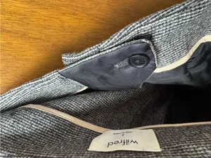 Wilfred Womens Chambery Ankle Pants Grey Glencheck Plaid Wool Cashmere 2 thumbnail 10
