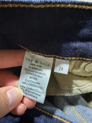 Rag & bone Casey High-Rise Dark Blue Flare Jeans 24 thumbnail 8