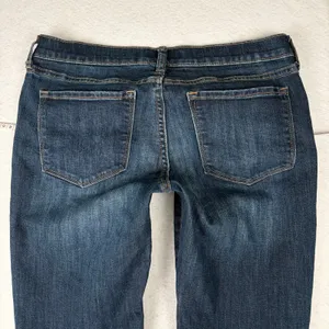 Banana Republic Dark Skinny Jeans Women’s 28/6 Blue Mid Rise Stretch Denim thumbnail 9