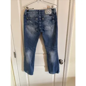 Miss Me‎ Sz 28 Signature Bootcut Jeans High Rise Retro 70's Inspired Fit thumbnail 7