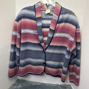 Women’s Vintage Western Cardigan Size Large Aztec Tribal thumbnail 1