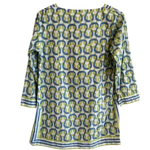 Gretchen Scott Womens Tunic Coverup Top Size S Beachy Resort Vacation Coastal thumbnail 3