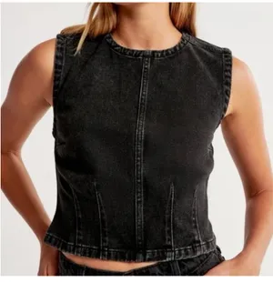 Denim Top Abercrombie thumbnail 1