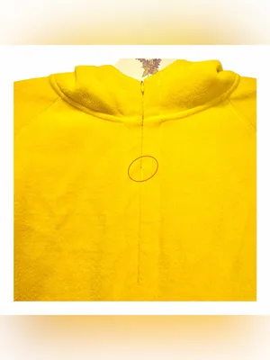 Vintage Liz Claiborne Women's 1/4 Zip Yellow Fleece Hoodie Sweatshirt Size XL thumbnail 8