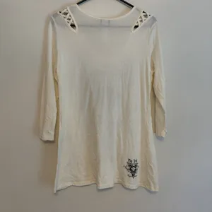 Harley Davidson L lattice Shirt Silver White Black‎ Pig Trail Rogers Arkansas thumbnail 3
