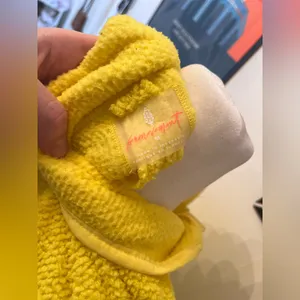 Free People Movement Fleece Zip Up Jacket Neon Yellow Medium thumbnail 4