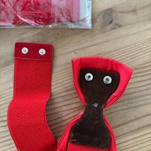 Unbranded Red‎ Bow Belt and Lace Gloves Set OS Excellent Retro Pinup Style thumbnail 3