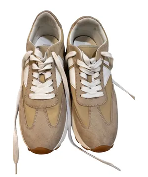 Steve Madden Escapade Tan White‎ Jogger Sneakers Womens 10M ESCP01S1 thumbnail 1