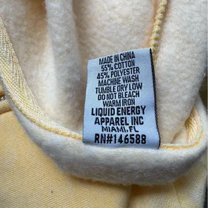 Las Vegas Yellow Burnout Zip-Up Hoodie thumbnail 5