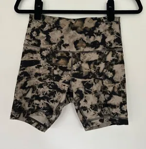 Lululemon Wunder Train High-Rise Short 6" Dispersed Light Raw Linen Multi 8 thumbnail 1