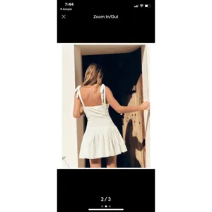 Zara Oyster White Strappy Pleated Smocked Cotton Blend Short Dress Size S thumbnail 2