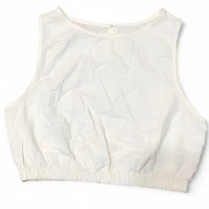 Maple Sleeveless linen Crop Top White Size M thumbnail 1