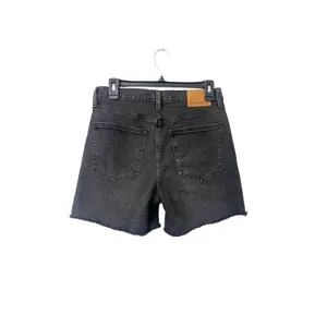 Denim Forum Black The Romy Slim‎ Mid Thigh Shorts Size 6/28 thumbnail 4