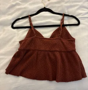 Babydoll ruffle tank top Red Size M thumbnail 2