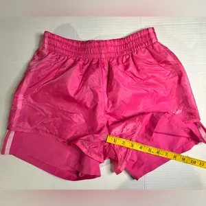 Adidas 2 In 1 Women's Pink Shorts‎ Relaxed Fit Size XS Active Sports Running thumbnail 4