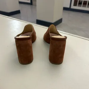 Caparros Heels Chestnut Suede Women's Mules-made in Italy 38 1/2Vero Cuoio 81/2 thumbnail 5