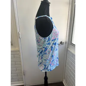 Lilly Pulitzer Arya Tank Top Small preppy Coastal resortwear maximalist‎ layered thumbnail 3