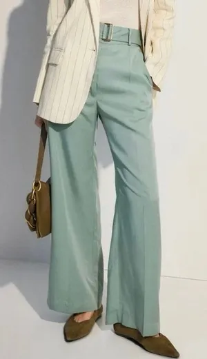 Matthew Bruch Belted Wide Leg Trouser Size 2 thumbnail 1