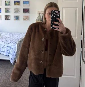 H&M Faux Fur Jacket thumbnail 1