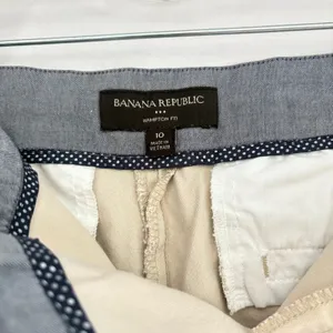 Banana Republic Hampton Fit Khaki Chino Shorts Beige Size‎ 10 thumbnail 6