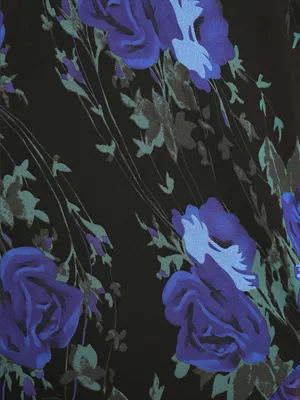 LULUS Elegant Entrance Black Floral Print Halter Maxi Dress size medium thumbnail 9