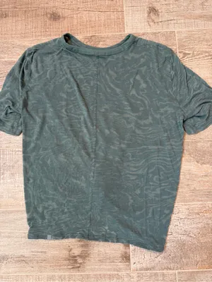 lululemon athletica Short Sleeve Twist-Back Top in Deep Teal thumbnail 1