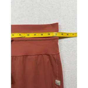 Vuori Daily Leggings Womens Large Orange High Rise Drawstring Yoga Pants thumbnail 7
