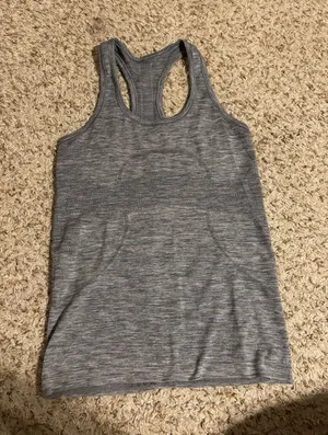 Grey Lululemon Swiftly Tech Tank thumbnail 1