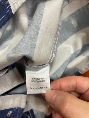 Tuckernuck Charlie Dress in Stillwater Blue Stripe Mini Cotton Sz XS 🧡🎀 thumbnail 14