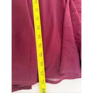 NWT Lulu's My Whole Heart Plum Long Sleeve Wrap Dress Size S thumbnail 7
