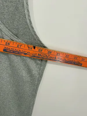 “VERY SOFT” Women's 1X Razor Back T-Shirt Dress Gray Coverup Lounge Wear thumbnail 5