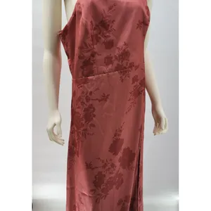 Birdy Grey Kira Dress XL Wild Rose Whimsical Bloom Matte Satin One Shoulder Maxi thumbnail 9