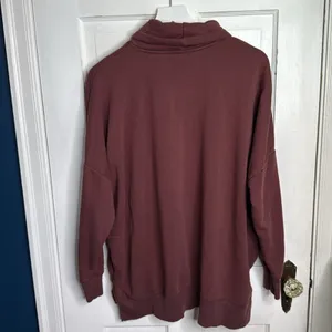 Aerie Mock Cowl Turtleneck Oversized Long-sleeve Sweatshirt Top W1815 Sz M thumbnail 7