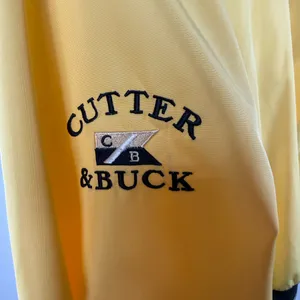 Cutter & Buck Quarter Zip Whiskey‎ Creek Windbreaker Jacket in Yellow Large thumbnail 5