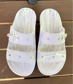 Crocs Classic Lavender Marbled Slide Sandals Iconic Comfort Purple Women Size 6 thumbnail 1