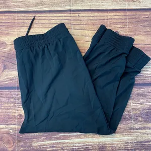 Pro Player XL Black Windbreaker Style Joggers Ankle Pull Up Retro thumbnail 1