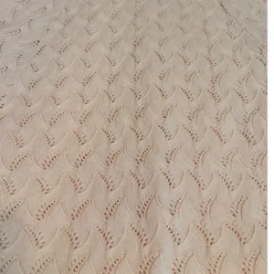 VTG 70's Cuddle Knit Cream Pointelle Button Front Cape Fringe Poncho Cottagecore thumbnail 9