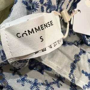 COMMENSE Semi-Sheer Boho Floral Back Cutout Dress NWT embroidered Size Small thumbnail 8