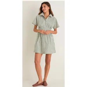Tuckernuck Green White Stripe Jardin Stripe Cotton Poplin Mini Calli Resort SZS thumbnail 7