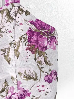 WINDSOR Easily Beloved Satin Lace-Up Floral Corset Top Size Small Boho Party thumbnail 6
