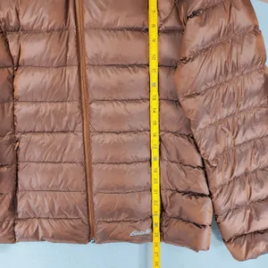 Eddie Bauer Womens L Brown‎ Bronze EB650 Down Puffer Ski Snow Insulated Outdoor thumbnail 7