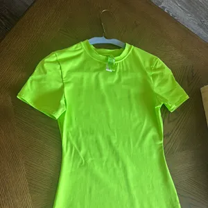 SKIMS Signature Swim T Shirt Dress - Neon Green, size Small, $88 thumbnail 5