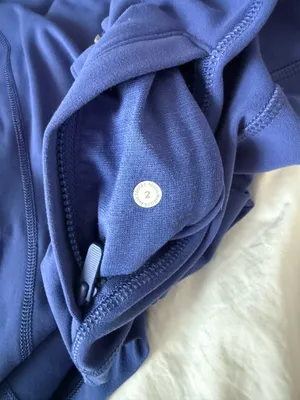 Lululemon Blue Hooded Define Jacket thumbnail 3