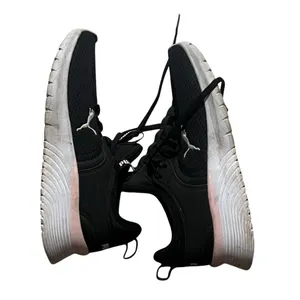PUMA Womens Sneakers Black Lace Up Running Training Walking Pink Accent thumbnail 7