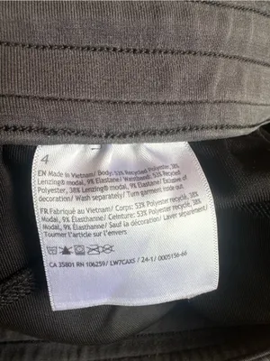 Lululemon Softstreme High-Rise Short 4" Black W7CAXS size 4 thumbnail 2