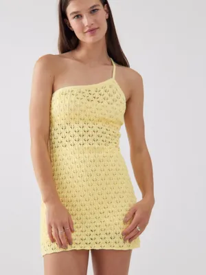 For Love & Lemons Charlotte Pointelle Mini Dress thumbnail 3