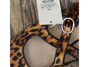 A New Day Mary Jane Ballet Flats with Buckle Strap Leopard Brown Multi 7.5M thumbnail 8